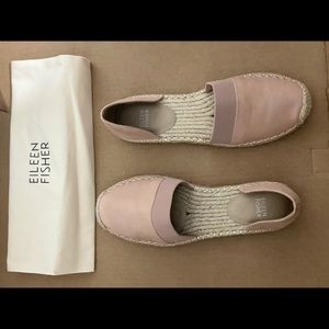 NEW Eileen Fisher sandy pink espadrilles size 8